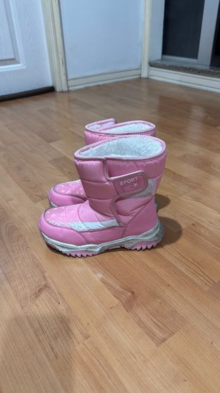 รองเท้าบูทหิมะกันน้ำกันลื่น ซับขน สำหรับเด็ก รูปที่ 7