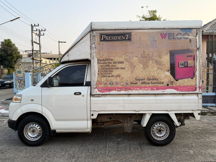 Suzuki Carry 2009 1.6 Pickup เบนซิน ไม่ติดแก๊ส เกียร์ธรรมดา ขาว รูปที่ 4