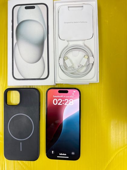 iPhone 15-ดำแบตแท้98