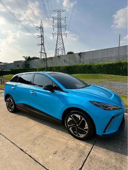 MG MG4 2023 Electric Sedan ไฟฟ้า ไม่ติดแก๊ส เกียร์อัตโนมัติ ฟ้า รูปที่ 3