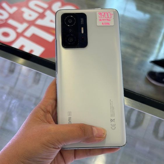 Xiaomi 11T Pro 5G สีขาว เครื่องศูนย์ สภาพสวยมากๆ จอขนแมวบ้าง จอ6.67นิ้ว แรม8รอม128 Sanp888 กล้อง108ล้าน(3ตัว) ❤️❤️ รูปที่ 2