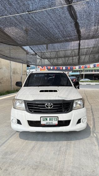 รถ Toyota Hilux Vigo Champ Smart Cab 2.5 J สี ขาว