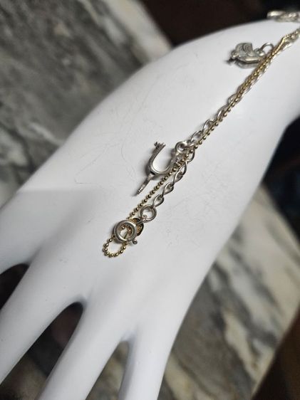 สร้อยข้อมือเงิน 925 แท้ ชุบทองแท้ รูปที่ 4