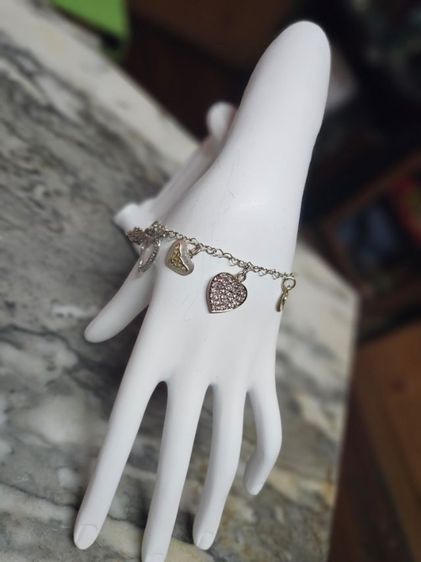 สร้อยข้อมือเงินแท้ 925 ชุบทองแท้  รูปที่ 3