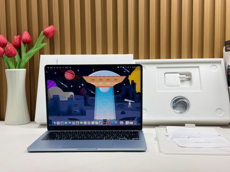 MacBook Air 13.6-inch M4 2025 Ram16GB SSD256GB SkyBlue apple care 16 January 2027