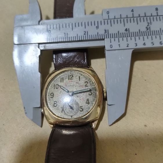 นาฬิกาวินเทจ แบรนด์ Rotary men watch 9ct 375 gold ยุคปี 1950-1960 รูปที่ 8