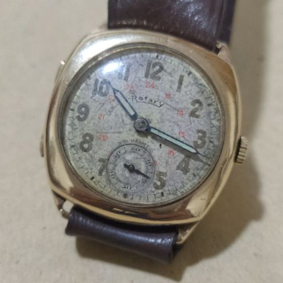 ทอง อื่นๆ นาฬิกาวินเทจ แบรนด์ Rotary men watch 9ct 375 gold ยุคปี 1950-1960