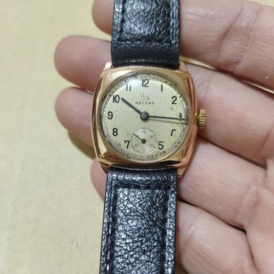 นาฬิกาวินเทจ แบรนด์ Record swiss made ตัวเรือน 9ct 375 ยุคปี 1950 รูปที่ 3