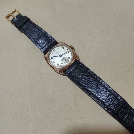 นาฬิกาวินเทจ แบรนด์ Record swiss made ตัวเรือน 9ct 375 ยุคปี 1950 รูปที่ 13