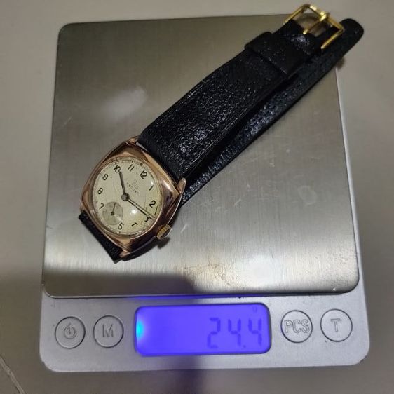 นาฬิกาวินเทจ แบรนด์ Record swiss made ตัวเรือน 9ct 375 ยุคปี 1950 รูปที่ 7
