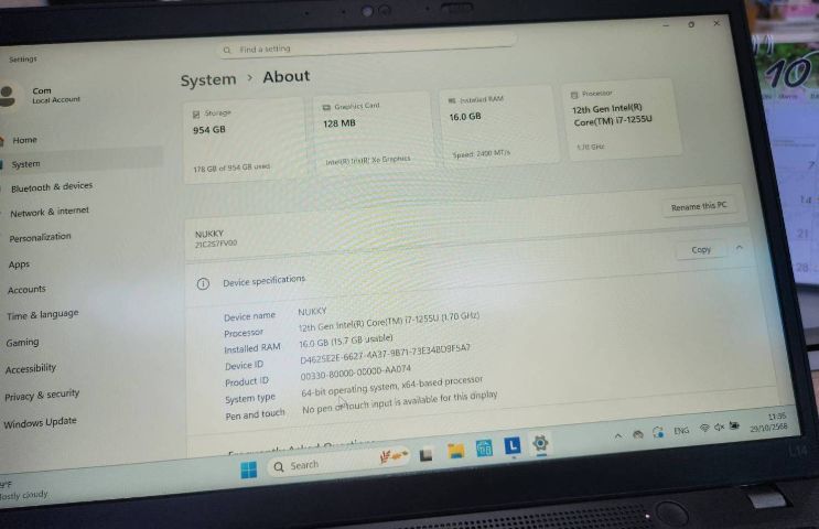 Lenovo thinkpad core I7   12,900 บาท โทร 0818214262 รูปที่ 4