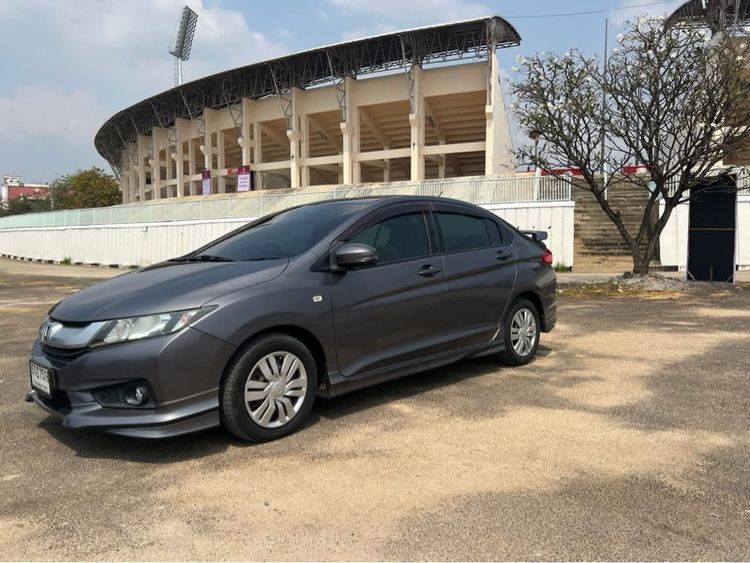 Honda City 2016 1.5 S Sedan เบนซิน ไม่ติดแก๊ส เกียร์อัตโนมัติ เทา รูปที่ 3