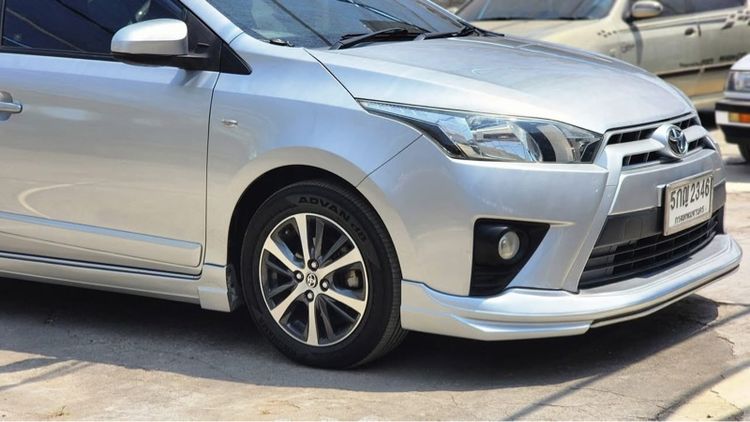 Toyota Yaris 2016 1.2 E Sedan เบนซิน ไม่ติดแก๊ส เกียร์อัตโนมัติ เทา รูปที่ 2