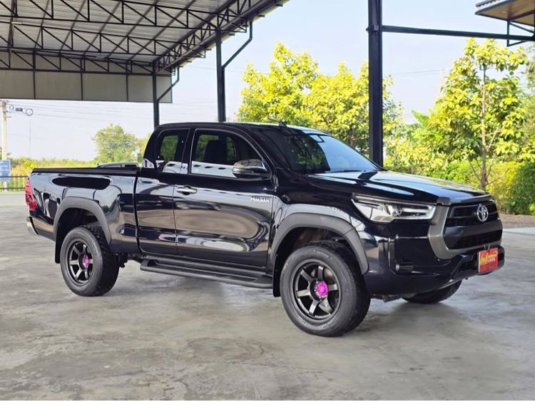 Toyota Hilux Revo 2020 2.4 Prerunner Mid Pickup ดีเซล ไม่ติดแก๊ส เกียร์ธรรมดา ดำ รูปที่ 2