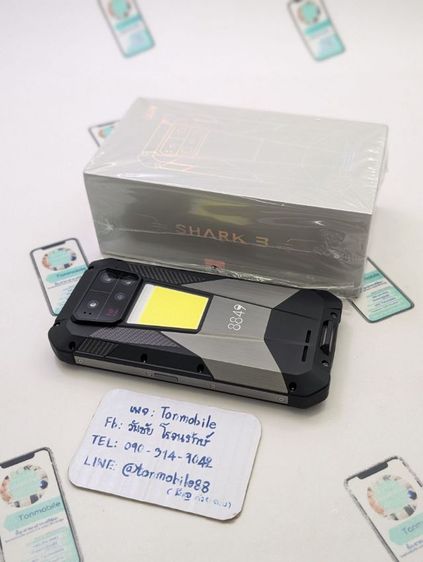 ขาย เทิร์น Unihertz 8849 Shark 3 Ram 16 Rom 512  มือถือแบต 11600 mah สภาพสวย อุปกรณ์ครบยกกล่อง เพียง 9,990 บาท เท่านั้น ครับ รูปที่ 2