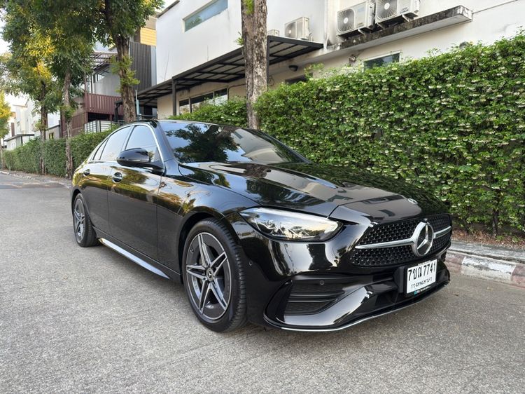 Mercedes-Benz C-Class 2023 C220 Sedan ดีเซล ไม่ติดแก๊ส เกียร์อัตโนมัติ ดำ รูปที่ 3