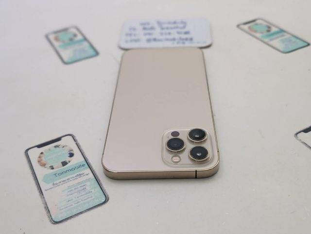 ขาย เทิร์น iPhone 12 Pro Max 256 Gb Gold ศูนย์ไทย มีตัวเครื่องอย่างเดียว ไม่มีอุปกรณ์อื่น สุขภาพแบต 68เพียง 9,390 บาท ครับ รูปที่ 6