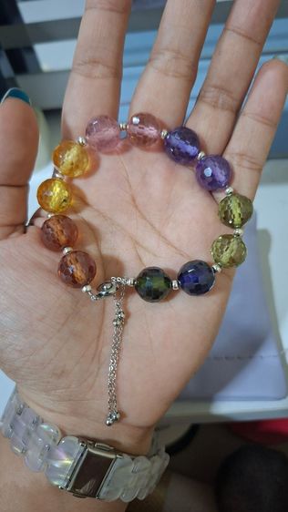 สร้อยข้อมือหินมณีใต้น้ำ แท้ รูปที่ 4