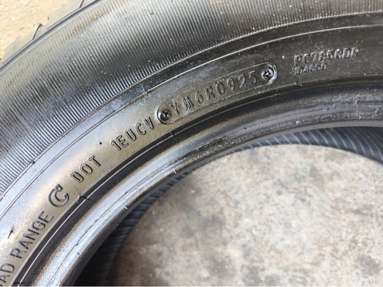 ยาง Dunlop SP 235 60 17 ปี 25 ชุดละ 5,000 บาทครับ รูปที่ 8