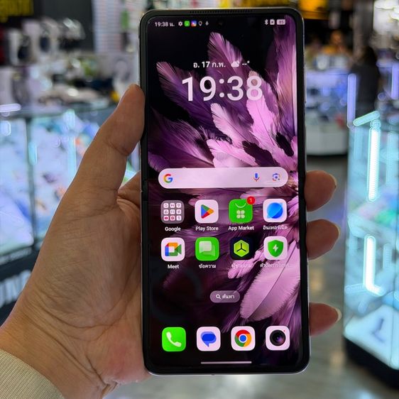 256 GB Oppo Find N3 Flip สีชมพู เครื่องศูนย์ สภาพสวยมากๆ จอ6.8นิ้ว แรม12รอม256 Dimensity9200 กล้อง50ล้าน(3ตัว)🔥🔥