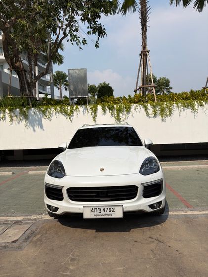 Porsche Cayenne 2015 Utility-car ไฮบริด เกียร์อัตโนมัติ ขาว รูปที่ 2