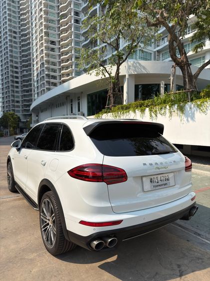 Porsche Cayenne 2015 Utility-car ไฮบริด เกียร์อัตโนมัติ ขาว รูปที่ 4