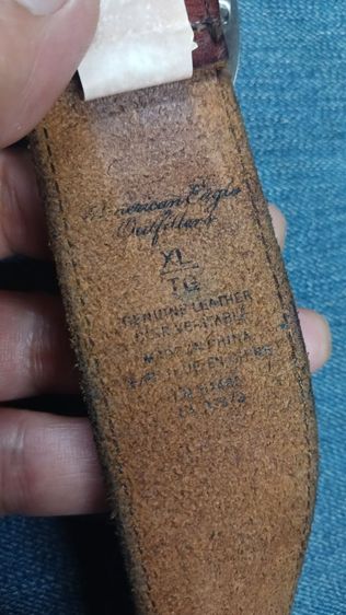 เข็มขัดหนังแท้ aeo เอว 36 ถึง 42
กว้าง 1.4 ยาวรวมหัว 46.7
หัวสวย หนังสวย นิ่ม สภาพหล่อ รูปที่ 3