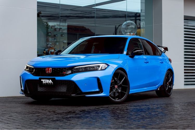รถ Honda Civic 2.0 Type R สี ฟ้า