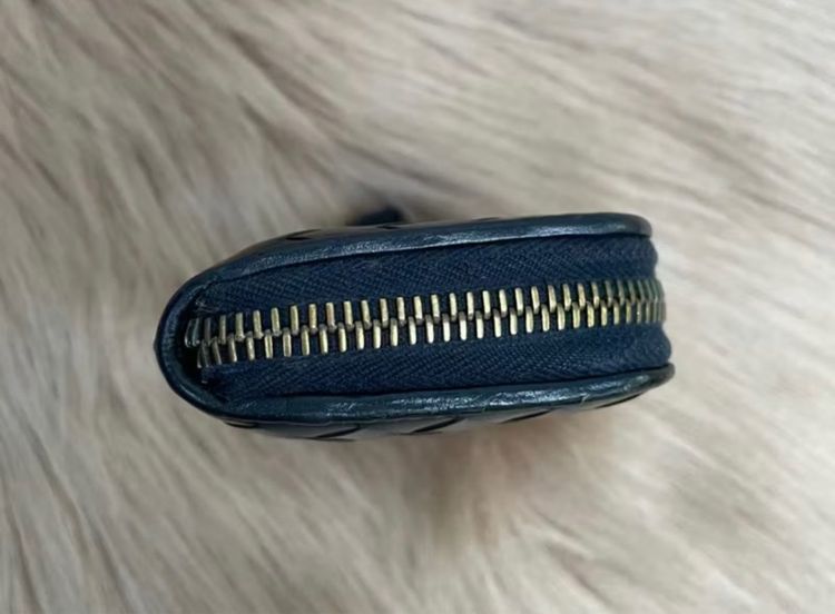 BOTTEGA VENETA Coin Case Card สี midnight มือสอง ของแท้ รูปที่ 4