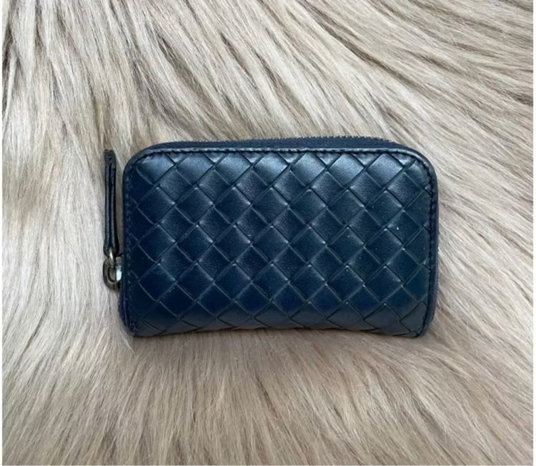 BOTTEGA VENETA Coin Case Card สี midnight มือสอง ของแท้