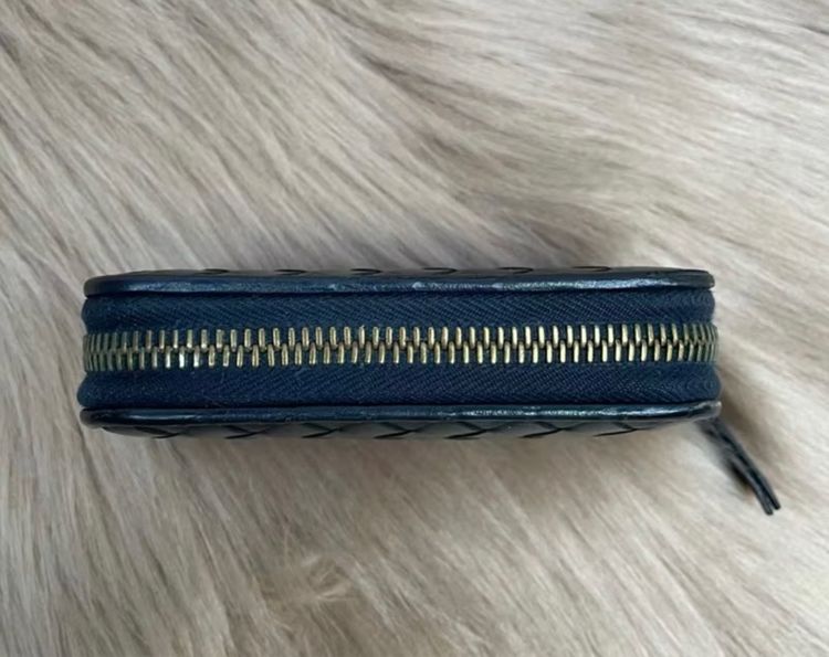 BOTTEGA VENETA Coin Case Card สี midnight มือสอง ของแท้ รูปที่ 3