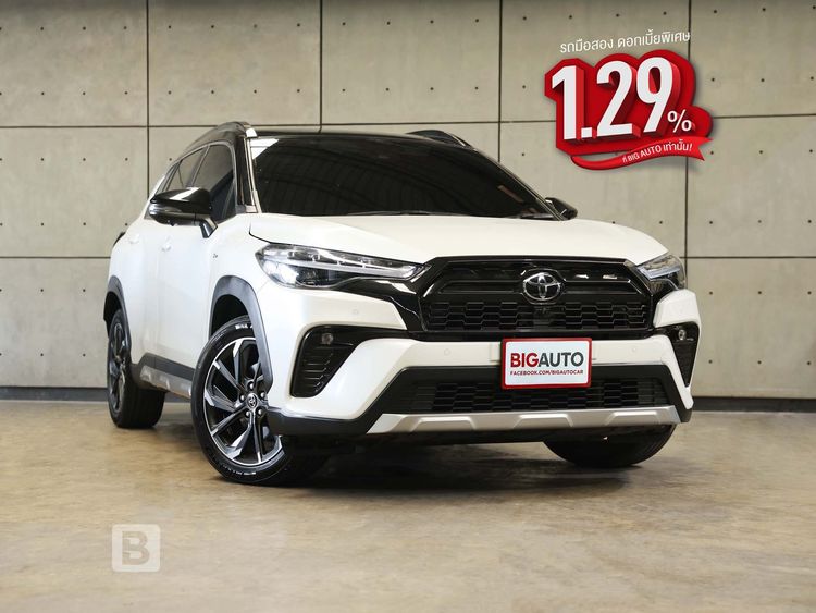 รถ Toyota Corolla Cross 1.8 HEV GR Sport สี ขาว