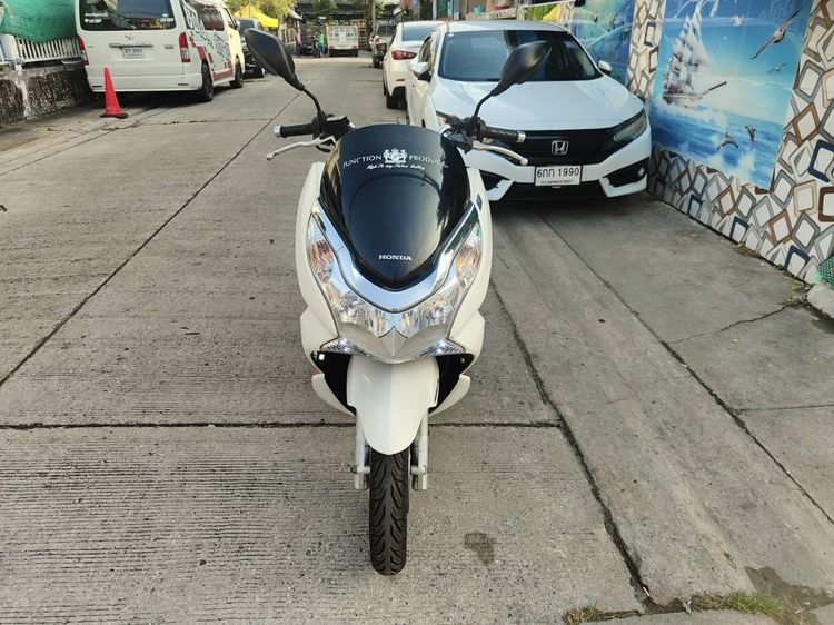 🛵ยังไงก็ขาย PCX 150 ปี 56 เครื่องดี สีสวย สตาร์ทมือ(บังคับโอน) เล่มชุดโอนครบ+เปลี่ยนถ่ายน้ำมันเครื่องฟรี ส่งฟรี30 ก.ม รูปที่ 4