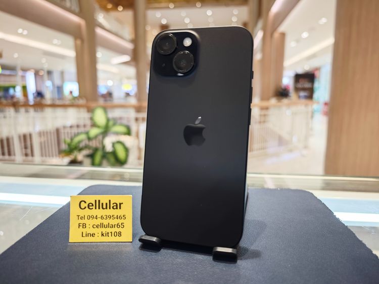 iPhone 15 128GB รอบชาร์ต1 ประกันศูนย์ไทย4เดือนกว่า ไร้ร้อย