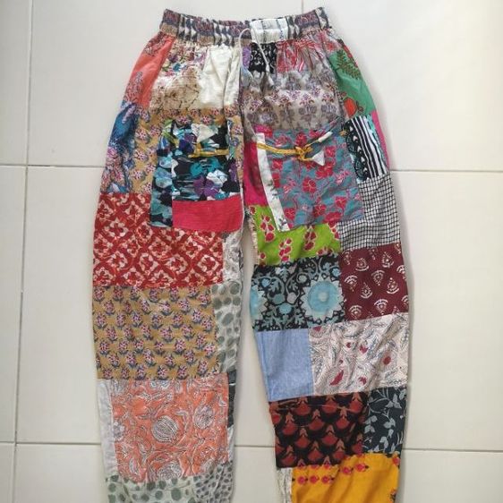 กางเกงผ้าต่อขาจั้ม มือ​ 2