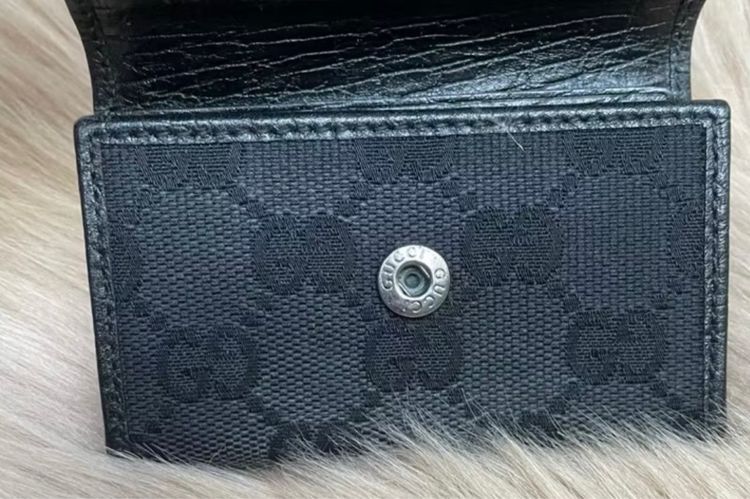Gucci 6 key case GG canvas bamboo black มือสอง ของแท้ รูปที่ 5