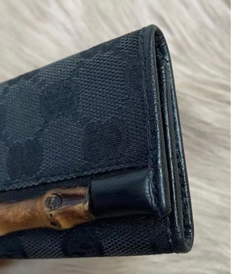Gucci 6 key case GG canvas bamboo black มือสอง ของแท้ รูปที่ 9