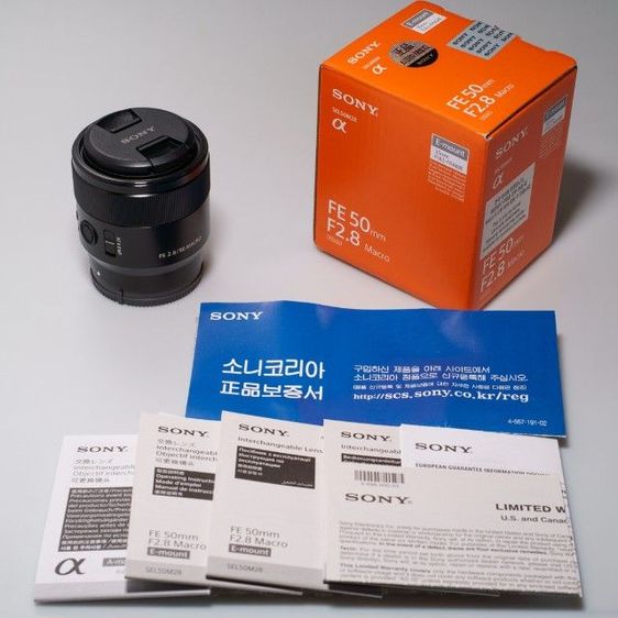 Sony FE 50 f2.8 macro สภาพสวยครบกล่อง แถม BW xs pro filter และ Tilta Focus Gearring รูปที่ 9