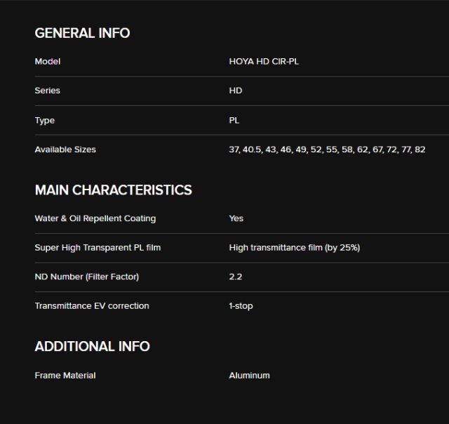 Hoya HD CIR-PL ฟิลเตอร์ Poralize คุณภาพสูง size 55mm. รูปที่ 10