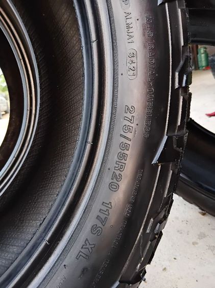 ยางชุด ออฟโรด 275-55-20 สภาพดี มี2ชุดให้เลือก รูปที่ 3