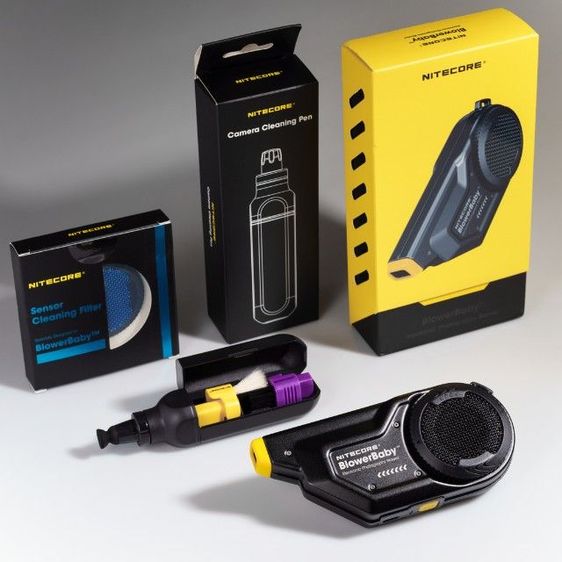 อื่นๆ เครื่องเป่าลมพกพา Nitecore BlowerBaby Full Set พร้อมฟิลเตอร์กรองฝุ่นเซนเซอร์กล้อง  และชุดปากกาหัวแปรงทำความสะอาดเลนส์