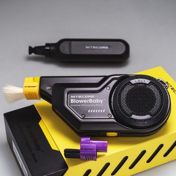 เครื่องเป่าลมพกพา Nitecore BlowerBaby Full Set พร้อมฟิลเตอร์กรองฝุ่นเซนเซอร์กล้อง  และชุดปากกาหัวแปรงทำความสะอาดเลนส์ รูปที่ 2