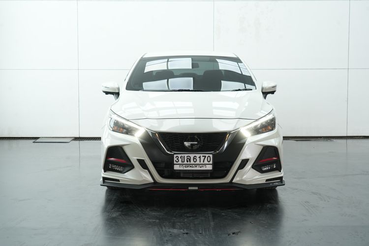Nissan Almera 2022 1.0 VL Sedan เบนซิน ไม่ติดแก๊ส เกียร์อัตโนมัติ ขาว รูปที่ 3