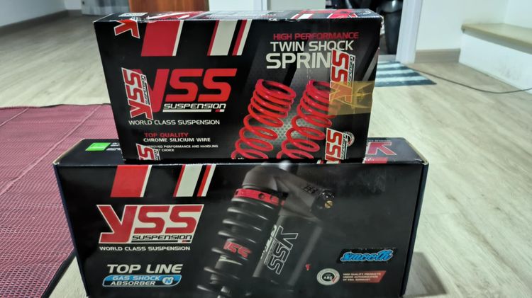 โช๊ค ขาย YSS G Racing สูง430mm ใส่รุ่น forza300 forza350 ADV350