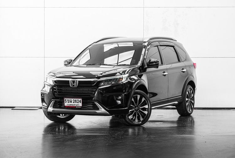 Honda BR-V 2023 1.5 EL Utility-car เบนซิน ไม่ติดแก๊ส เกียร์อัตโนมัติ ดำ รูปที่ 2