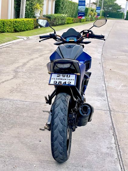 ขาย YAMAHA M-SLAZ ปี 2017 สตาร์มือ เครื่องดีสมบูรณ์ ขับนิ่ม รถที่บ้านใช้เองครับ ภาษี66 รูปที่ 4