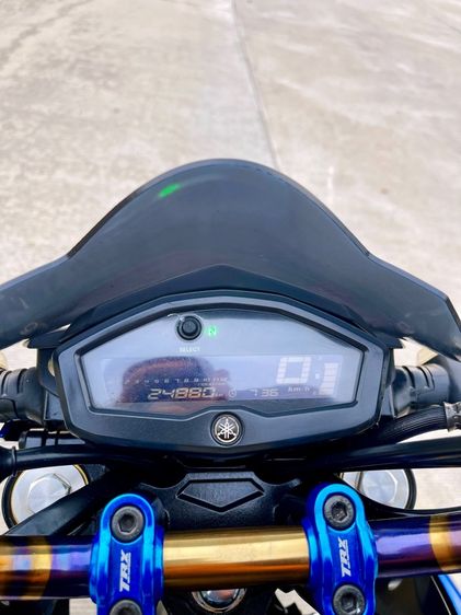 ขาย YAMAHA M-SLAZ ปี 2017 สตาร์มือ เครื่องดีสมบูรณ์ ขับนิ่ม รถที่บ้านใช้เองครับ ภาษี66 รูปที่ 9