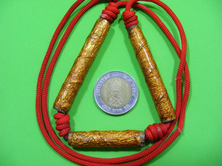 พระบ้านๆ ตะกรุดปิดทอง เก่า สวยเดิมๆ รูปที่ 16