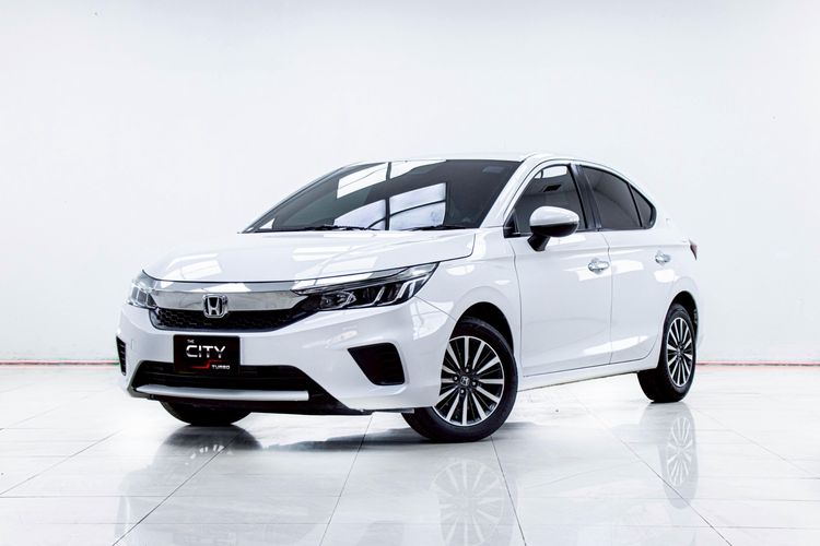 Honda City 2022 1.0 SV Sedan เบนซิน ไม่ติดแก๊ส เกียร์อัตโนมัติ ขาว รูปที่ 4