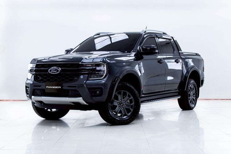 Ford Ranger 2023 2.0 Turbo Hi-Rider Wildtrak Pickup ดีเซล ไม่ติดแก๊ส เกียร์อัตโนมัติ เทา รูปที่ 4
